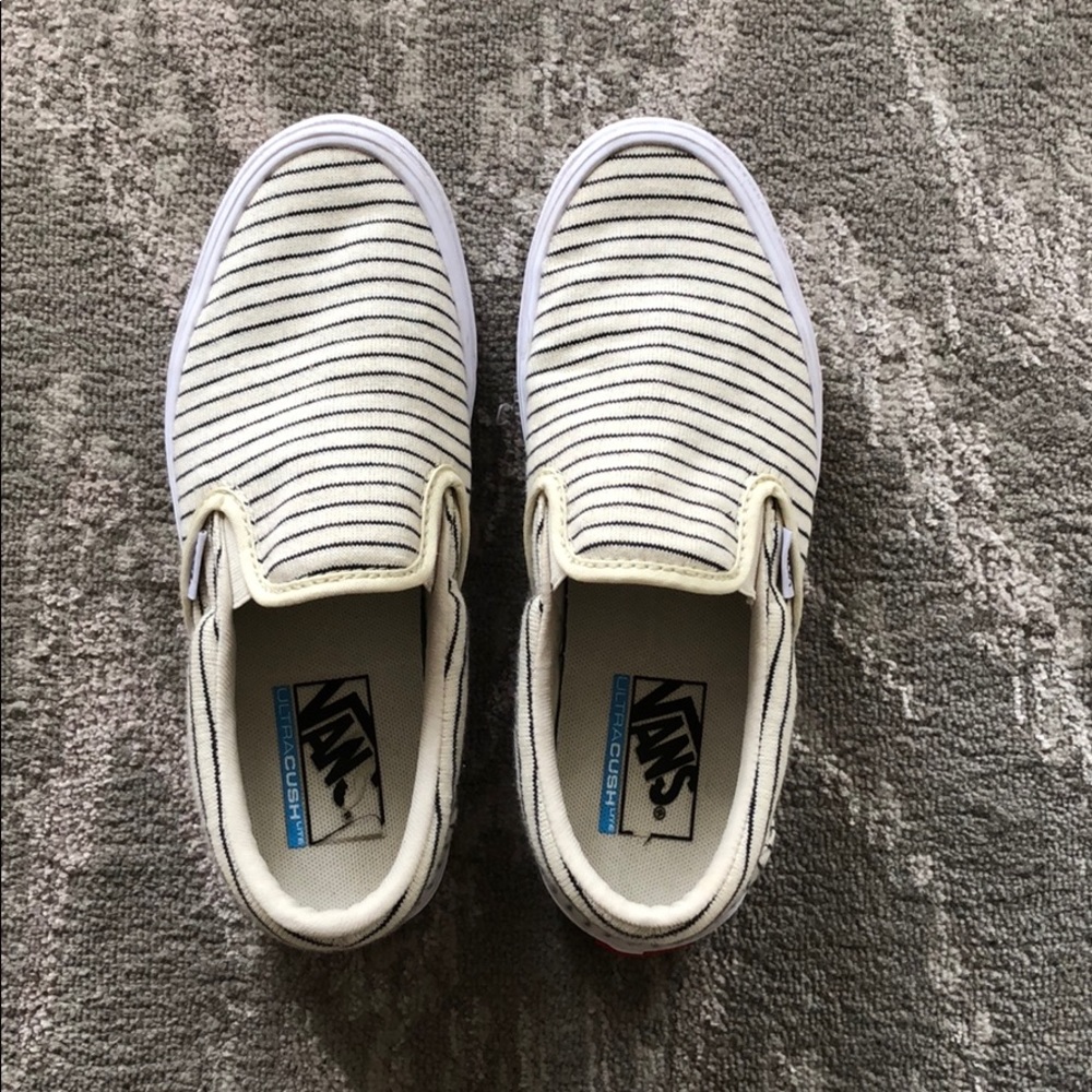Like New UltraLite Striped Vans